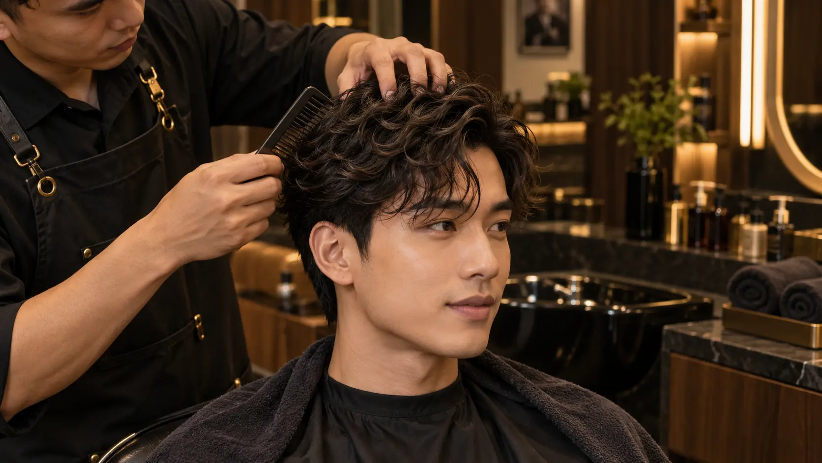 Chăm sóc tóc sau khi uốn texture