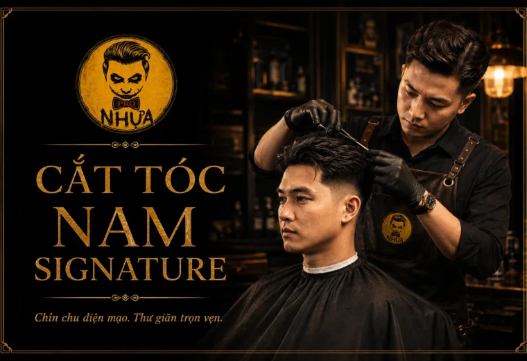 Cắt tóc nam Signature
