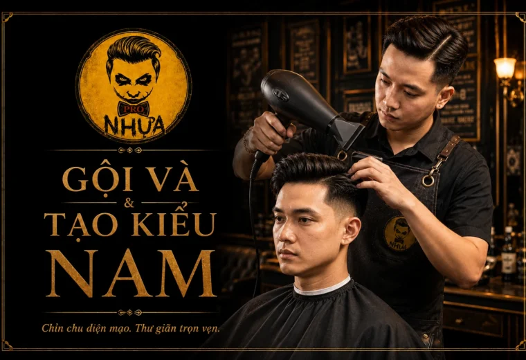 Men’s Hair Wash & Styling