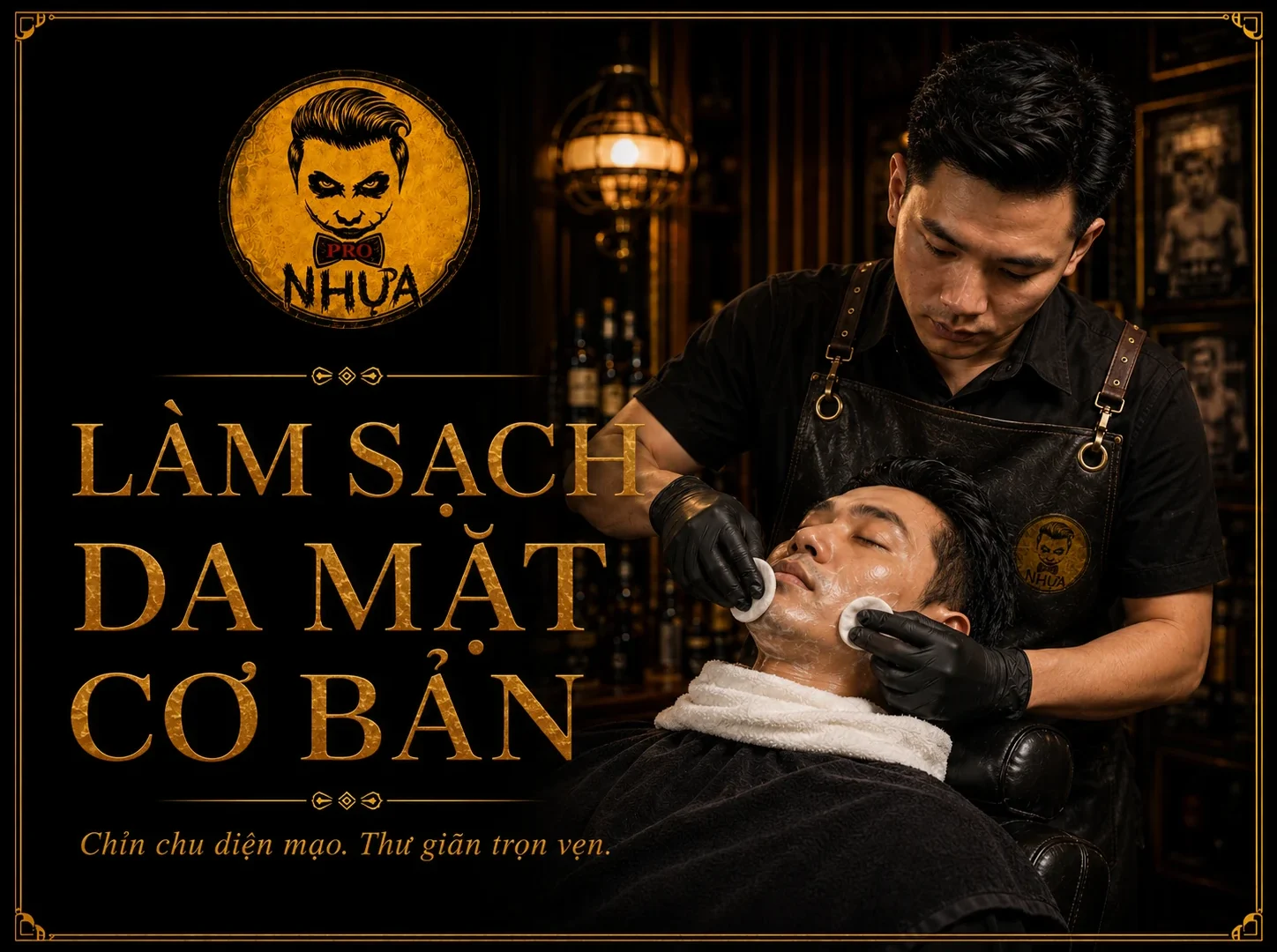 Làm sạch da mặt cơ bản tại Nhựa Pro