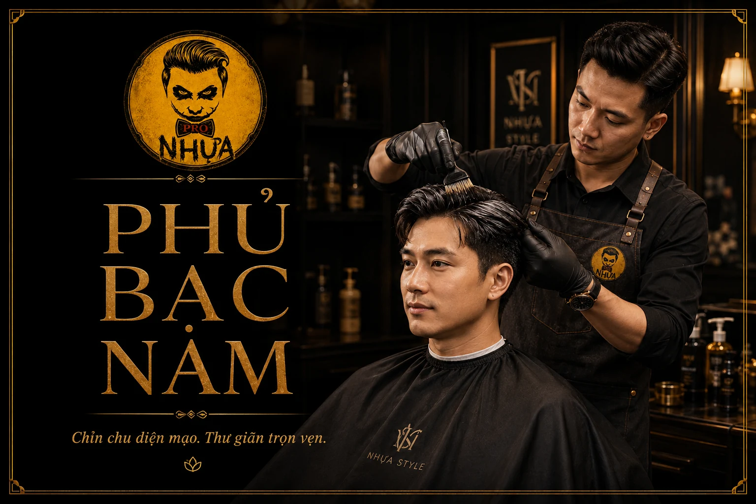 Phủ bạc nam tại Nhựa Pro