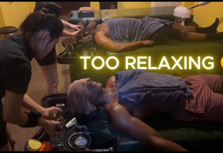 Foreign Tourist Fell Asleep During a Vietnamese Head Massage 😴🇻🇳