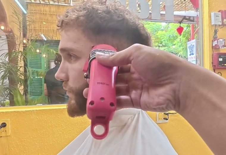 POV: A Full Haircut & Hair Wash Experience in Vietnam 🇻🇳 | Da Nang Barber